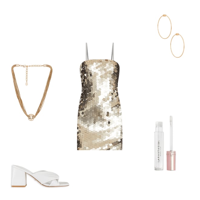 3rd bundle featuring 4 items which compliment Yarina Mini Dress