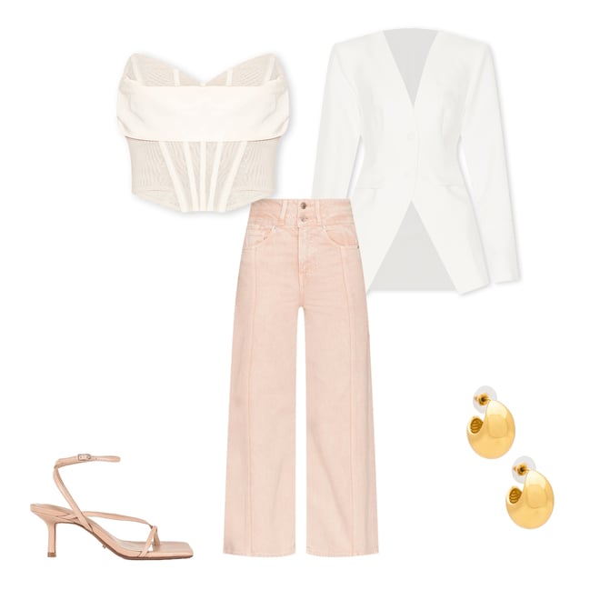 3rd bundle featuring 4 items which compliment Hailee Bustier Top