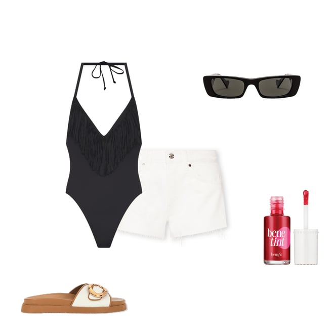 4th bundle featuring 4 items which compliment Fluo Rectangular Sunglasses