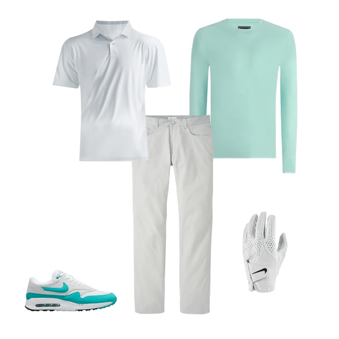 Nike Air Max 1 86 OG G Golf Shoes White/Pure Platinum/Black