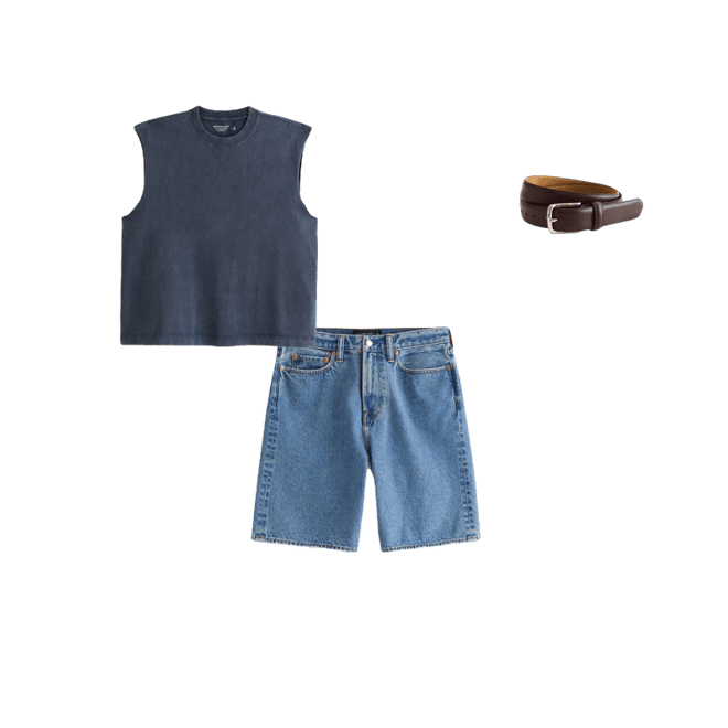 The A&F Collins Genuine Leather Belt