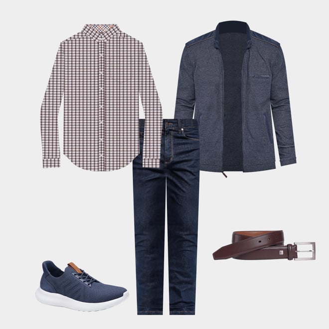 2nd bundle featuring 4 items which compliment Melange Knit Full-Zip