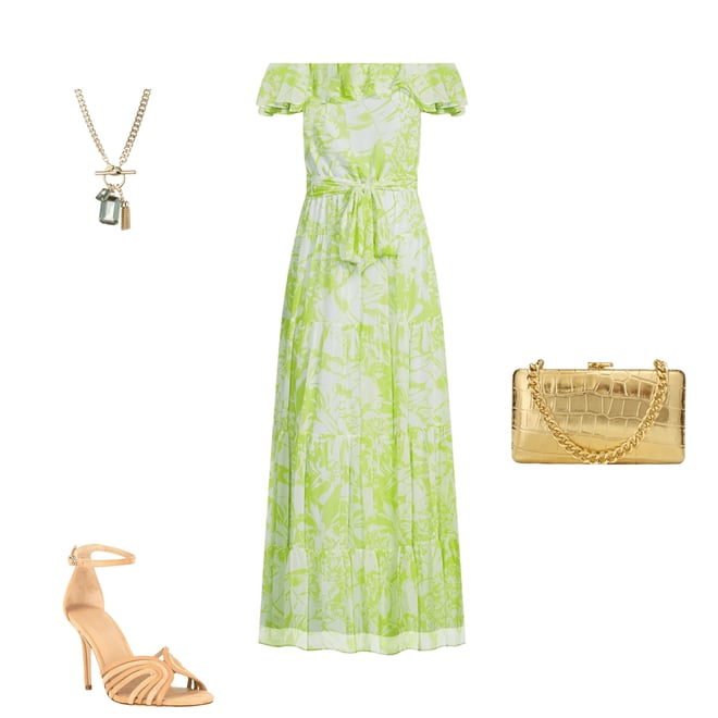ネックレス・チョーカー RALPH LAUREN Stone Toggle Pendant Necklace Lauren Ralph Lauren Stone Toggle Pendant (Gold/Green