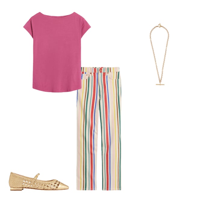 2nd bundle featuring 3 items which compliment Supersoft Boat Neck T-Shirt-Purple Damson