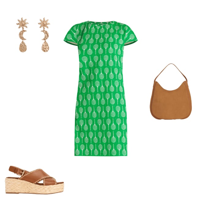 2nd bundle featuring 3 items which compliment Leah Jersey T-shirt Dress-Rich Emerald, Tennis