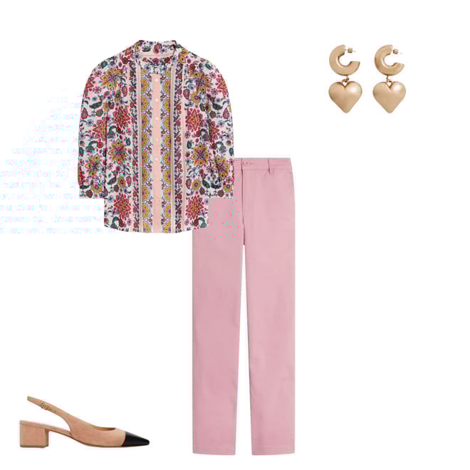 6th bundle featuring 3 items which compliment Alicia Linen Top-Ivory Botanical Sprig