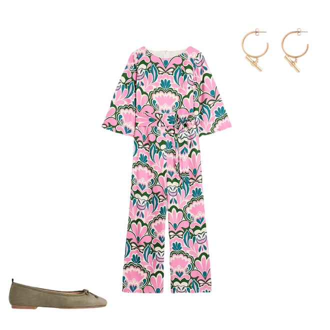 2nd bundle featuring 2 items which compliment Kimono Sleeve Jumpsuit-Meadowsweet Pink, Freesia