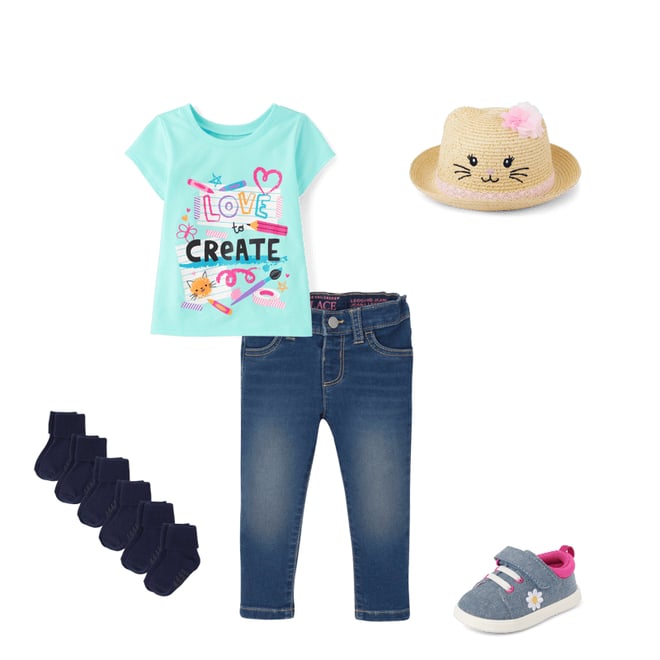 8th bundle featuring 4 items which compliment Baby And Toddler Girls Daisy First Steps Sneakers