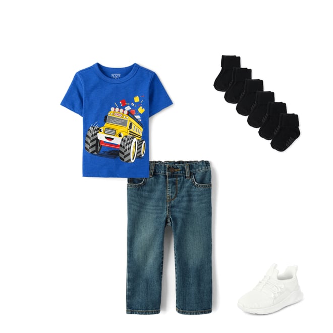 5th bundle featuring 3 items which compliment Toddler Boys Running Sneakers