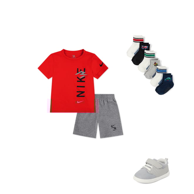 1st bundle featuring 2 items which compliment Toddler Boys Nike 3BRAND™ by Russell Wilson Graphic 2-Piece Outfit Set
