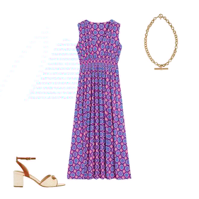6th bundle featuring 2 items which compliment Paloma Jersey Maxi Dress-Cosmos Pink, Bloom Geo