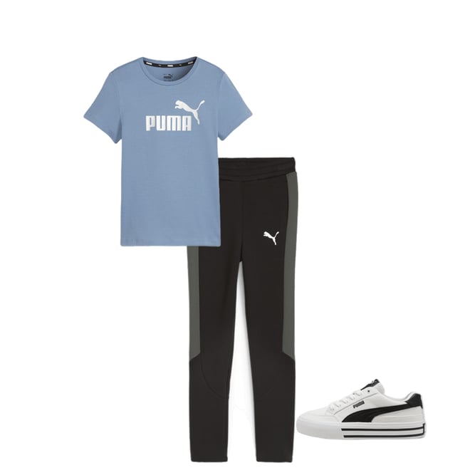 Essentials+ Big Kids' Logo Tee