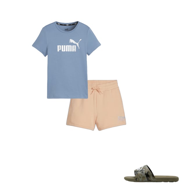 Essentials+ Big Kids' Logo Tee