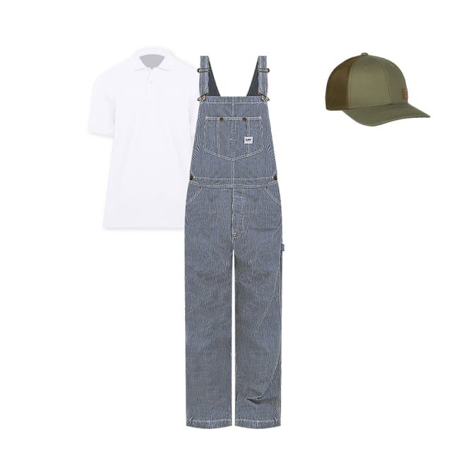 Men's Railroad Stripe Workwear Bib Overall | Men | Lee®