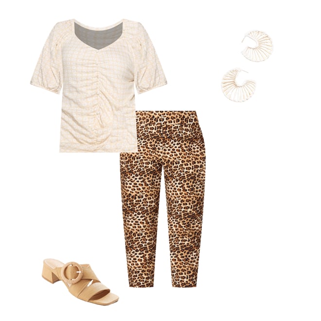  Cato Fashions | Cato Plus Size Leopard Bengaline Pants