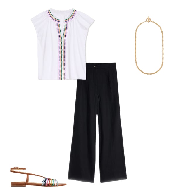 2nd bundle featuring 3 items which compliment Dulwich Linen Trousers-Black