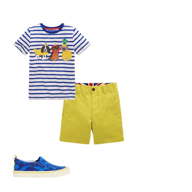 3rd bundle featuring 2 items which compliment Classic Chino Shorts-Pineapple Yellow