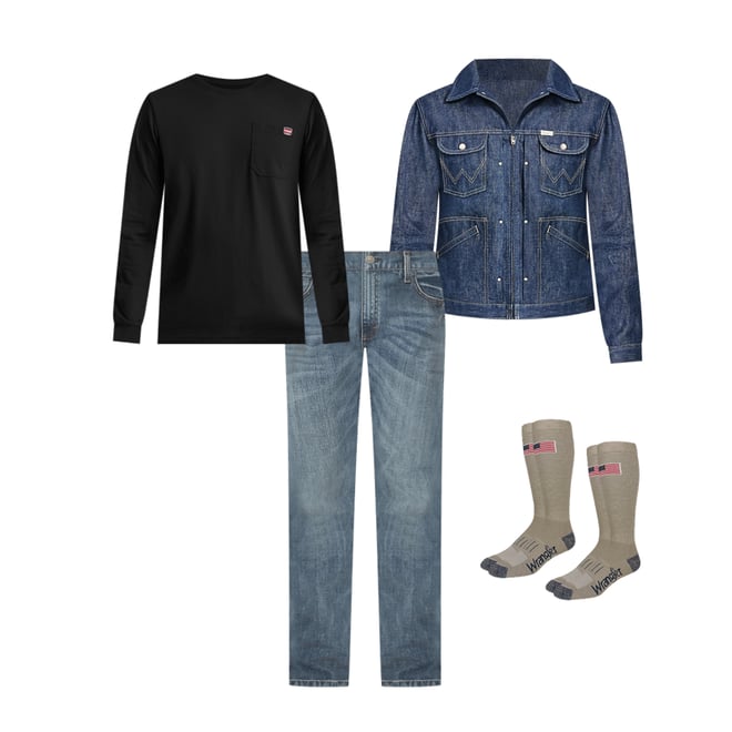 Men's Cone Denim® White Oak Selvedge Jacket in Raw Indigo