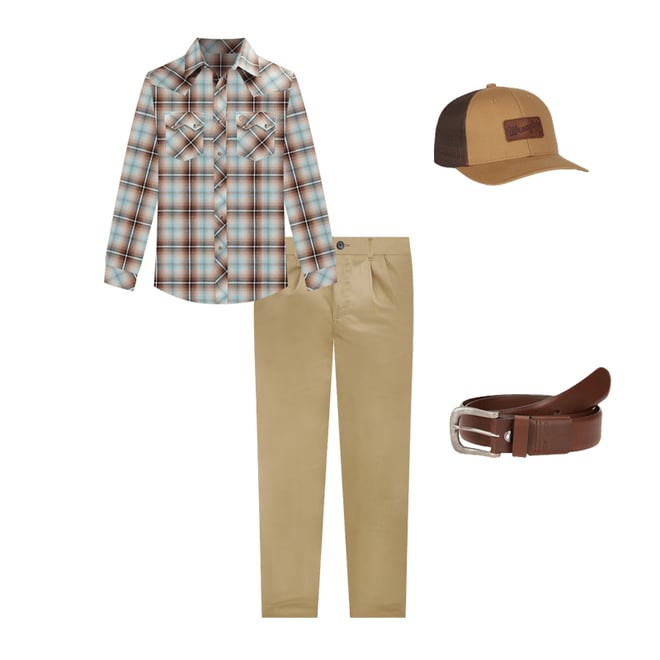 Men's Wrangler Casuals® Pleated Front Relaxed Fit Pants