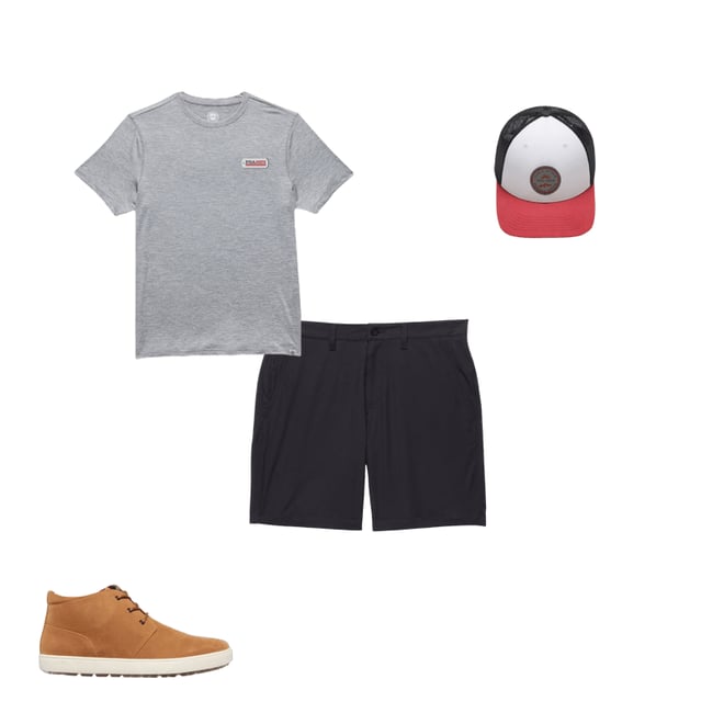 1st bundle featuring 3 items which compliment  Weston Mid-Top Sneaker - Light Brown