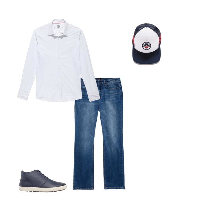 2nd bundle featuring 3 items which compliment Highland Cooling Denim Jean - Oakland Slim Fit - Medium Wash