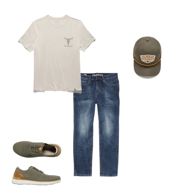 3rd bundle featuring 3 items which compliment  Limited Edition Whiskey Rope Trucker Hat - Olive