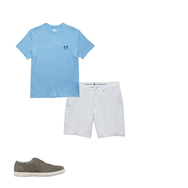 4th bundle featuring 2 items which compliment  Pivot Performance Shorts - 8" Inseam - Light Grey