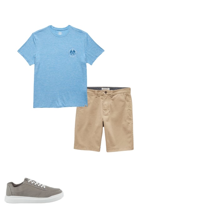 1st bundle featuring 2 items which compliment  Memphis Stretch Shorts - Toast