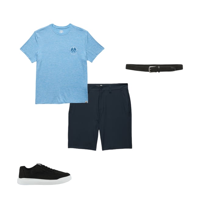 2nd bundle featuring 3 items which compliment  Pivot Performance Shorts - 10" Inseam - Navy