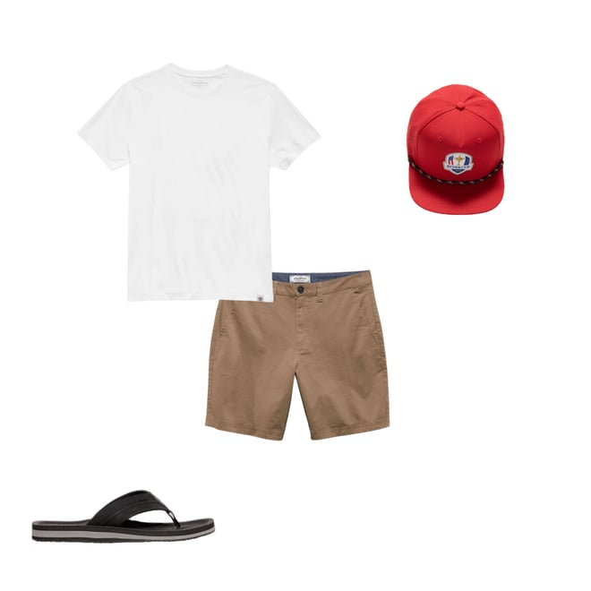 1st bundle featuring 3 items which compliment  Essential Stretch Comfort Crewneck Tee Shirt - White