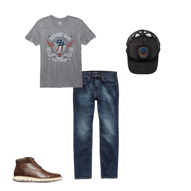 2nd bundle featuring 3 items which compliment Everetts Denim Jean - Oakland Slim Fit - Medium Wash