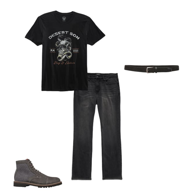 2nd bundle featuring 3 items which compliment Baytown Cooling Denim Jean - Nashville Straight Fit - Black Wash
