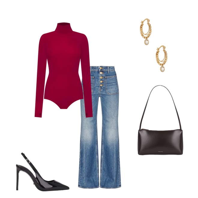 2nd bundle featuring 4 items which compliment Ballet Turtleneck Bodysuit