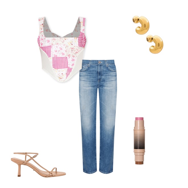 2nd bundle featuring 4 items which compliment Mina Patchwork Corset