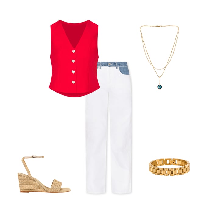 3rd bundle featuring 4 items which compliment Buttercup Top