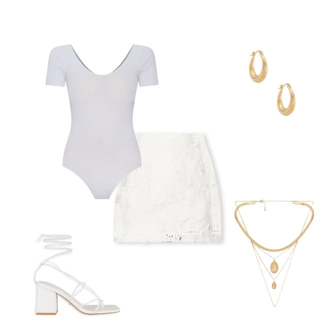 2nd bundle featuring 4 items which compliment Ballet Cap Sleeve Bodysuit