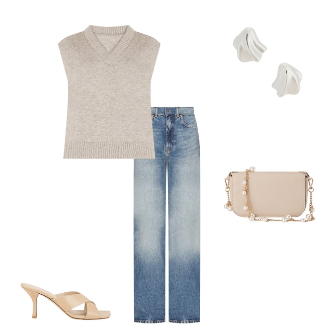 2nd bundle featuring 4 items which compliment Oversized Sweater Vest