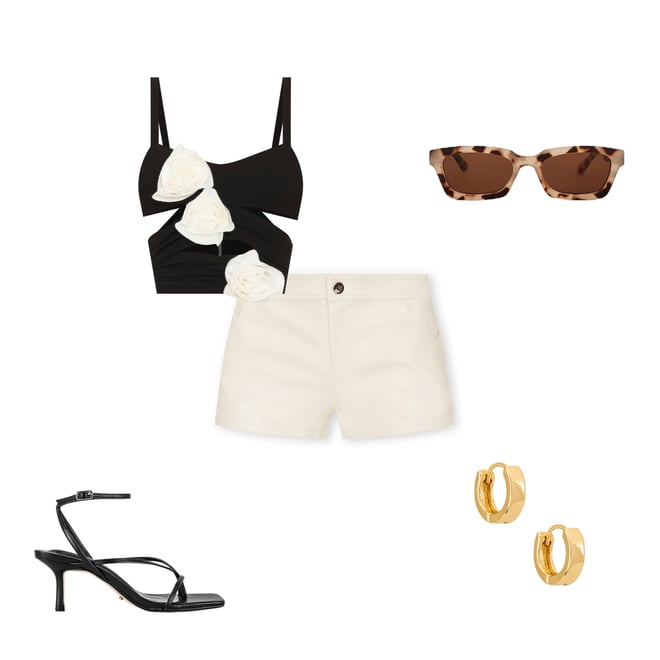 2nd bundle featuring 4 items which compliment Gianna Micro Mini Shorts