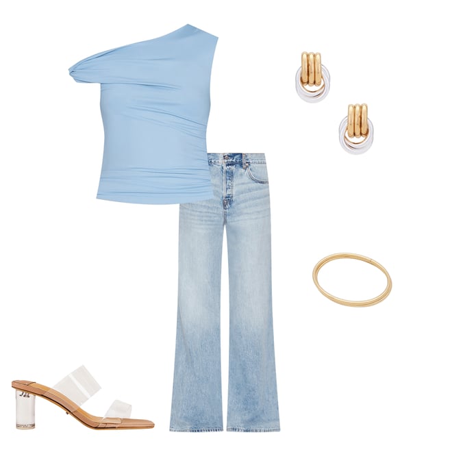 3rd bundle featuring 4 items which compliment x Maggie MacDonald Jade Low Rise Relaxed Flare