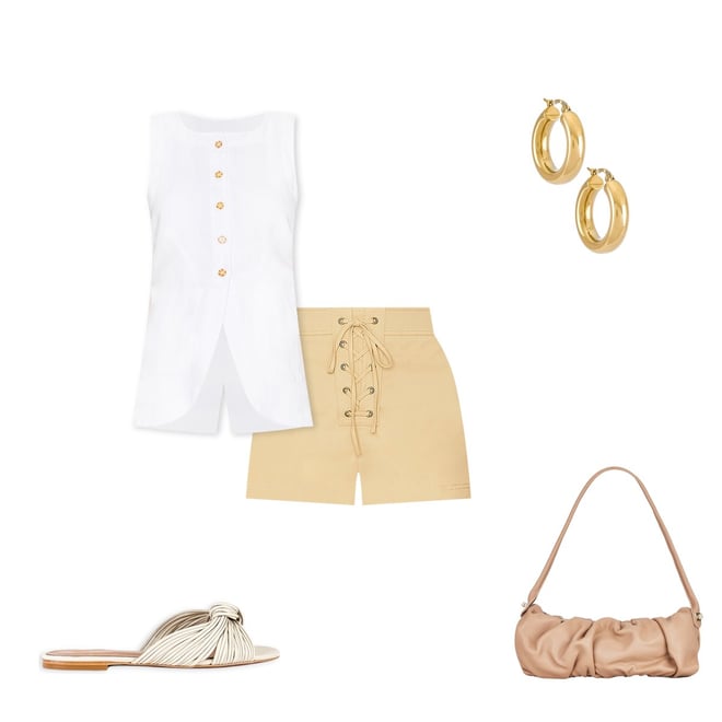 Posse Emma Vest in Ivory | REVOLVE
