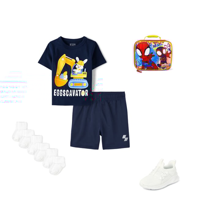 2nd bundle featuring 4 items which compliment Toddler Boys Running Sneakers