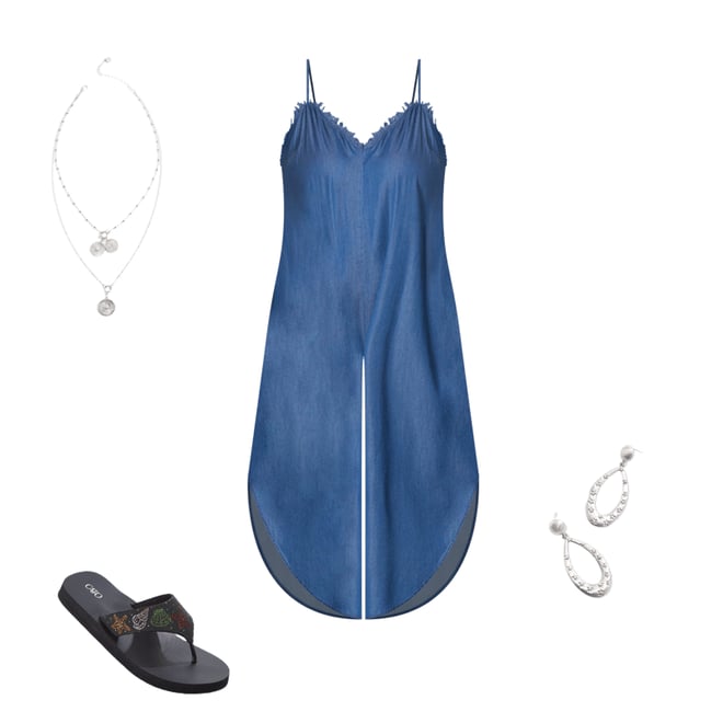  Cato Fashions | Cato Charm Disc Pendant Layered Necklace