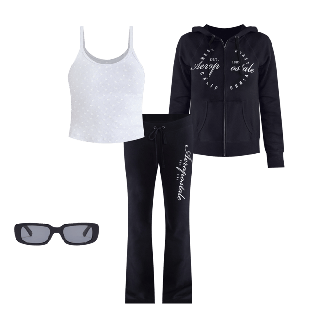 Aeropostale 1987 Fit & Flare Sweatpants