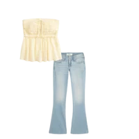 Easy Crochet-Style Strapless Babydoll Top