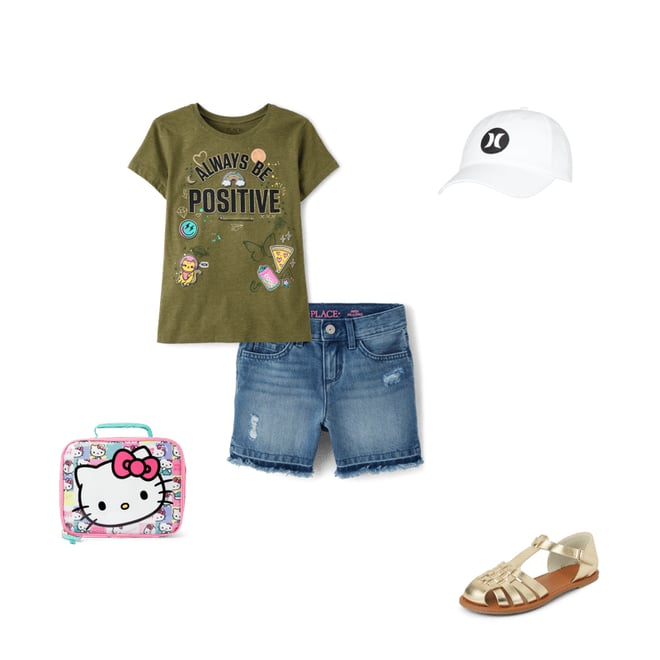 8th bundle featuring 4 items which compliment Girls Denim Midi Shorts