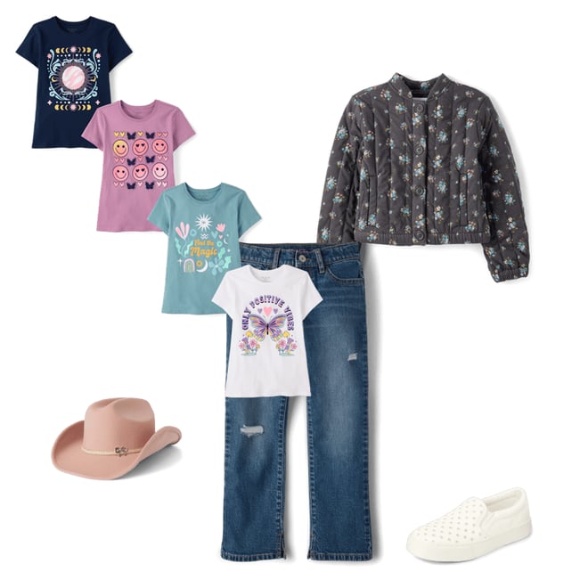 2nd bundle featuring 4 items which compliment Girls Glitter Perforated Platform Slip On Sneakers
