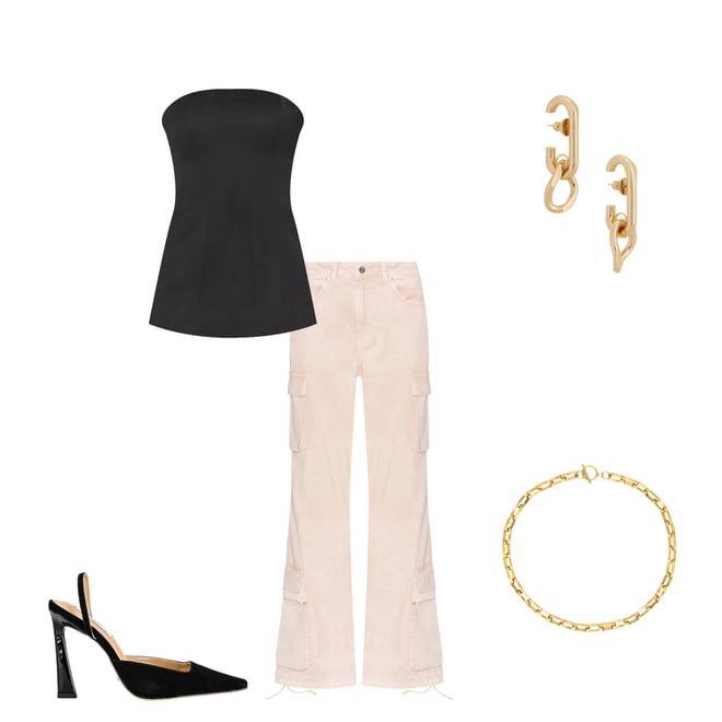 6th bundle featuring 4 items which compliment Tiamo Slingback Heel