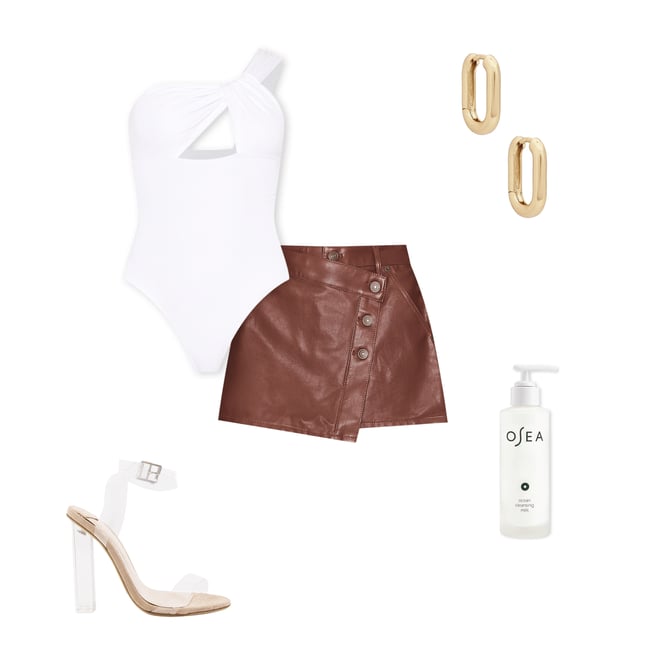3rd bundle featuring 4 items which compliment Jimena One Shoulder Bodysuit