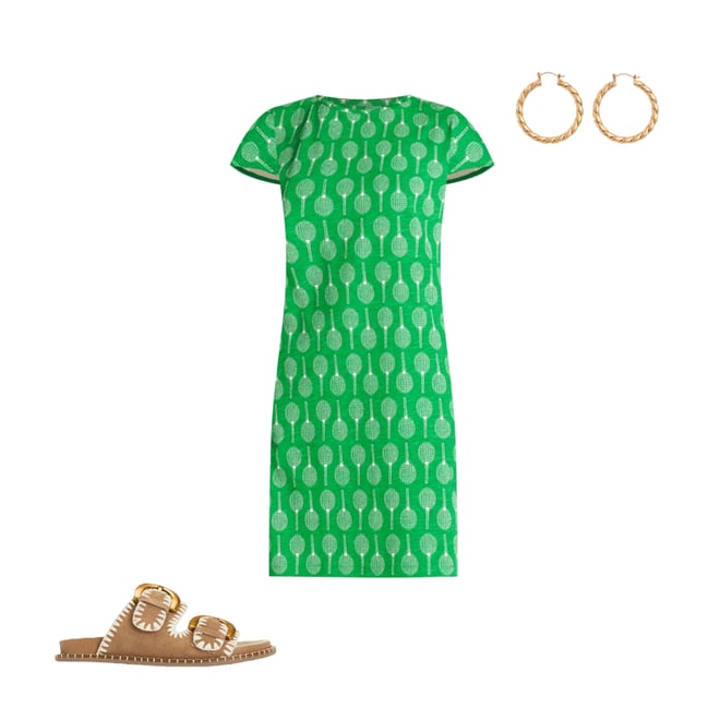 1st bundle featuring 2 items which compliment Leah Jersey T-shirt Dress-Rich Emerald, Tennis