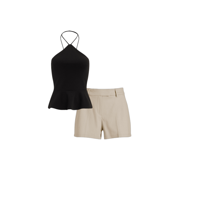 Editor Mid Rise Tailored Shorts